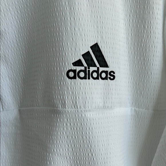 adidas White Utility Jacket with Hood and Half-Zip with excellent condition - Picture 3 of 12